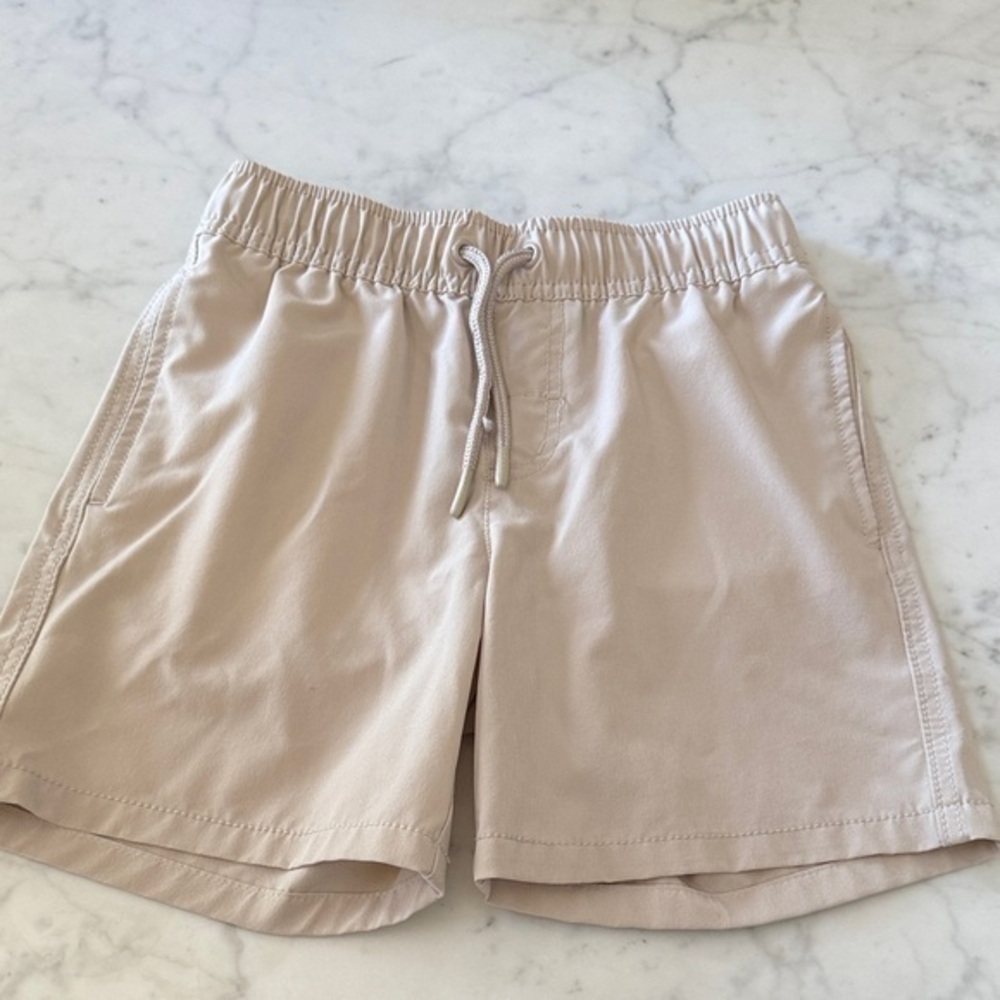 Cat & Jack Boys Khaki Pull On Shorts Size 6 Uniform